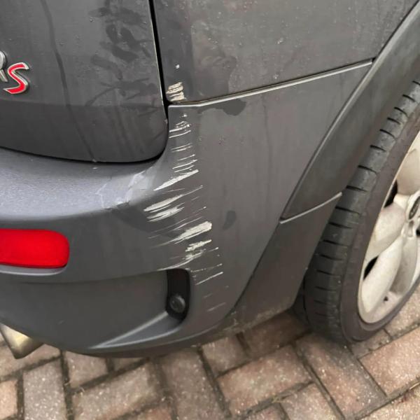 Before — Rear Bumper Corner, Wing and Trim Repair on Mini Countryman in Liverpool