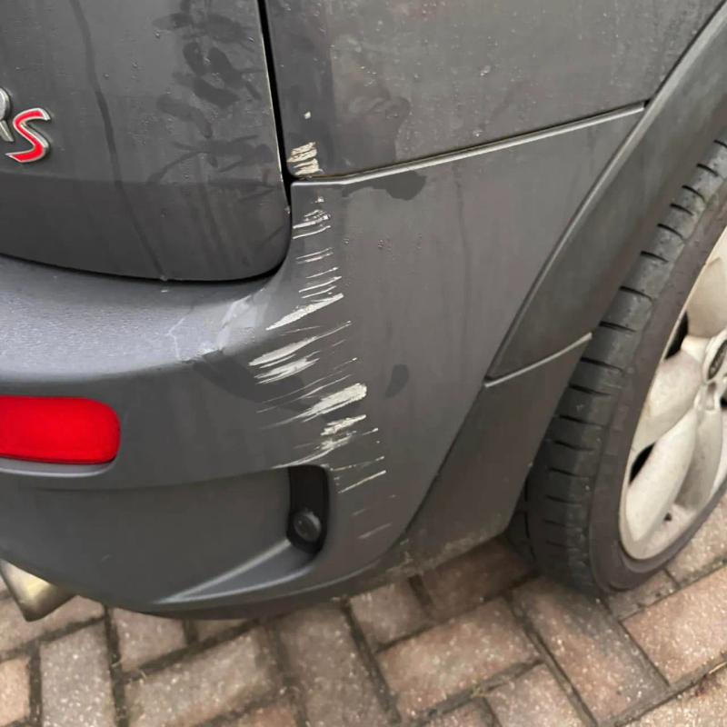 Before - Rear Bumper Corner, Wing and Trim Repair on Mini Countryman in Liverpool