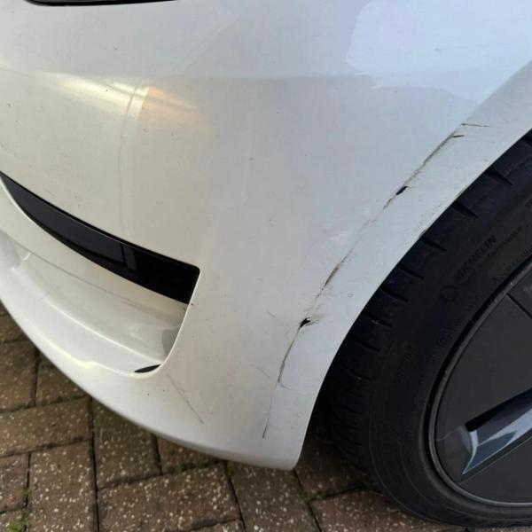Before — Multi-Panel Repair and Mirror Replacement on a Tesla Model 3 in Standish, Wigan