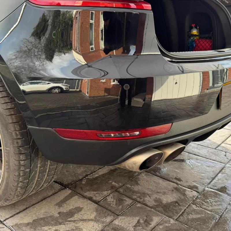 After - Rear Bumper Corner Repair and Light Replacement on Porsche Macan in Aspull, Wigan
