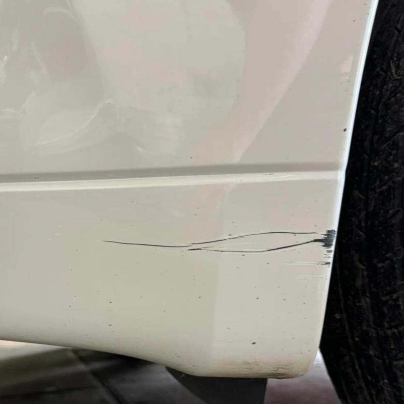 Before - Front and Rear Bumper Scuff Repair on a Mitsubishi Outlander in Westhoughton, Bolton
