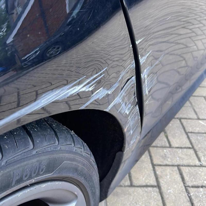 Before - Rear Quarter, Door and Alloy Wheel Repair on an Audi A6 in Leigh, Wigan