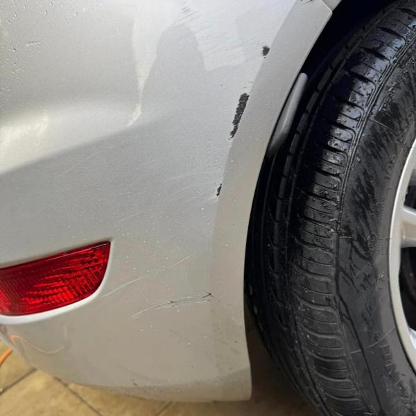 Before — Rear Bumper Corner Repair on a Ford Fiesta in Orrell, Wigan