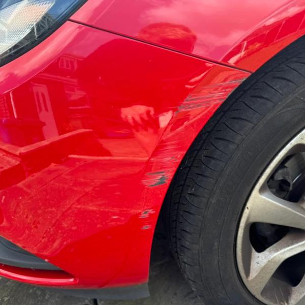 Before — Front and Rear Bumper Repair on Vauxhall Corsa in Whelley, Wigan