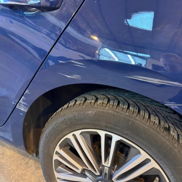 Before — Rear Quarter and Door Repair on a SEAT Ibiza in Leyland, Lancashire