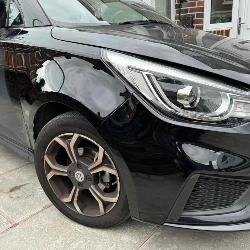 After - Front Bumper Corner and Wing Repair on an MG3 in St Helens, Merseyside