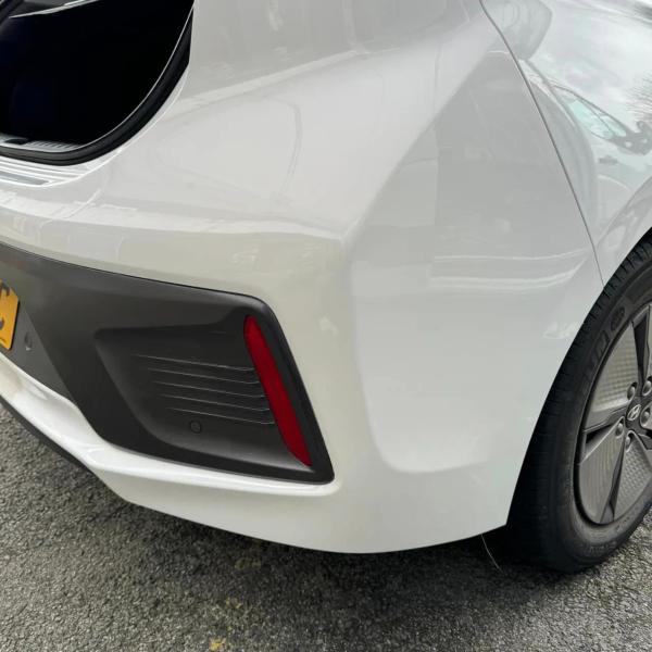 After — Cracked and Scuffed Rear Bumper Repair on a Hyundai IONIQ in Wigan