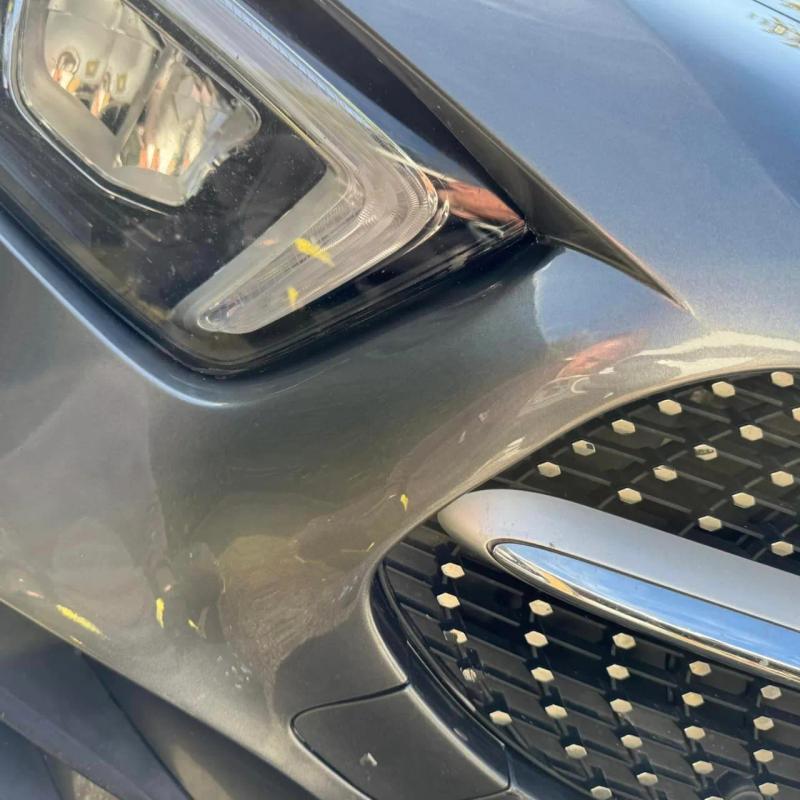 After - Cracked Front Bumper Repair on a Mercedes-Benz A-Class in Preston, Lancashire