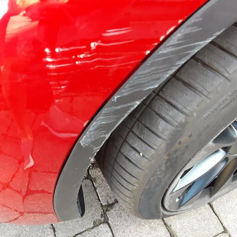 Before - Front Bumper and Trim Repair on a Tesla Model Y in Poulton-le-Fylde, Lancashire