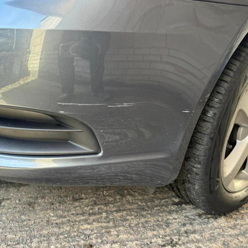Before - Front and Rear Bumper Scratch Repair on a Skoda Octavia in Wigan
