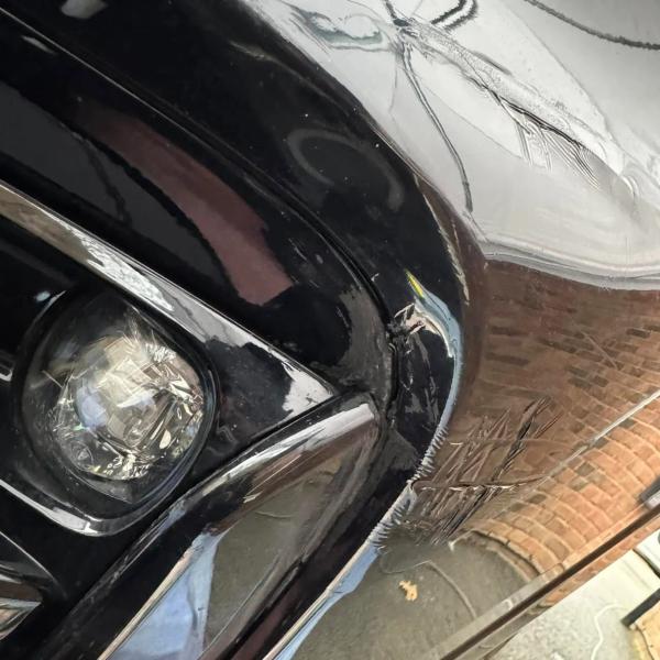 Before — Front Bumper Corner Crack Repair on Ford Kuga in Standish, Wigan
