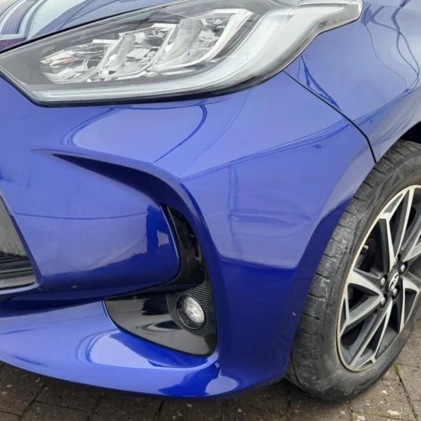 After — Front Bumper Corner and Sill Repair on Toyota Yaris in Formby