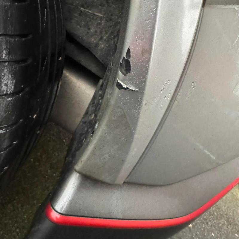 Before - Rear Wheel Arch Trim Repair on Nissan Juke Nismo in Standish, Wigan