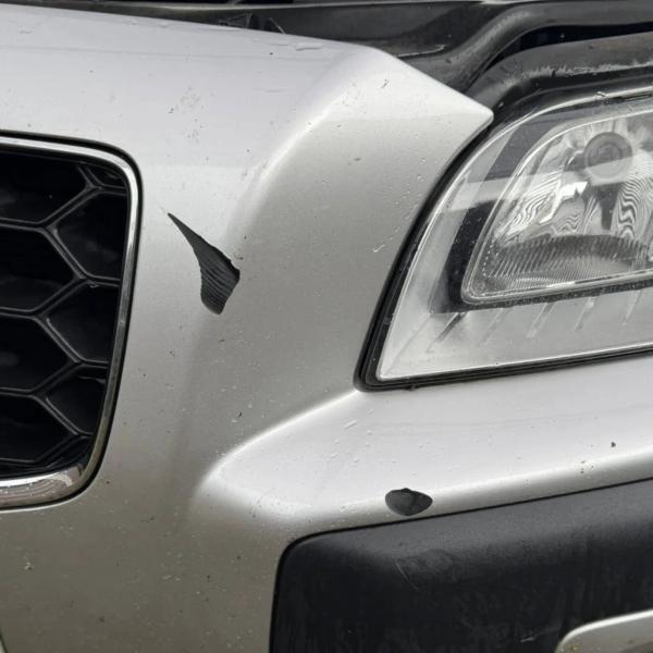 Before — Bumper Repair on a Volvo XC70 in Aspull, Wigan