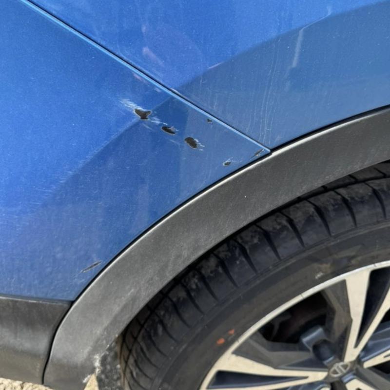 Before - Rear Bumper Corner Repair on Nissan Qashqai in Standish, Wigan