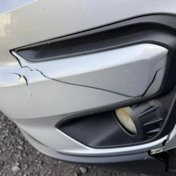 Before — Front Bumper Crack Repair on Ford Ka+ in Standish, Wigan