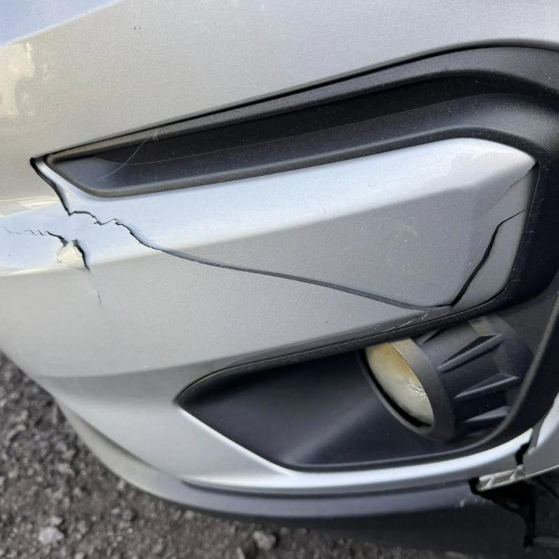 Before - Front Bumper Crack Repair on Ford Ka+ in Standish, Wigan