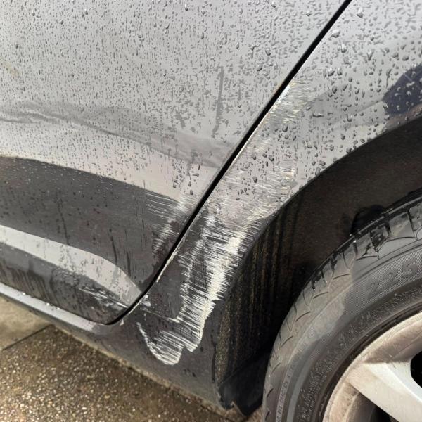 Before — Rear Door and Quarter Panel Dent and Scratch Repair on Volkswagen Golf in Shevington, Wigan