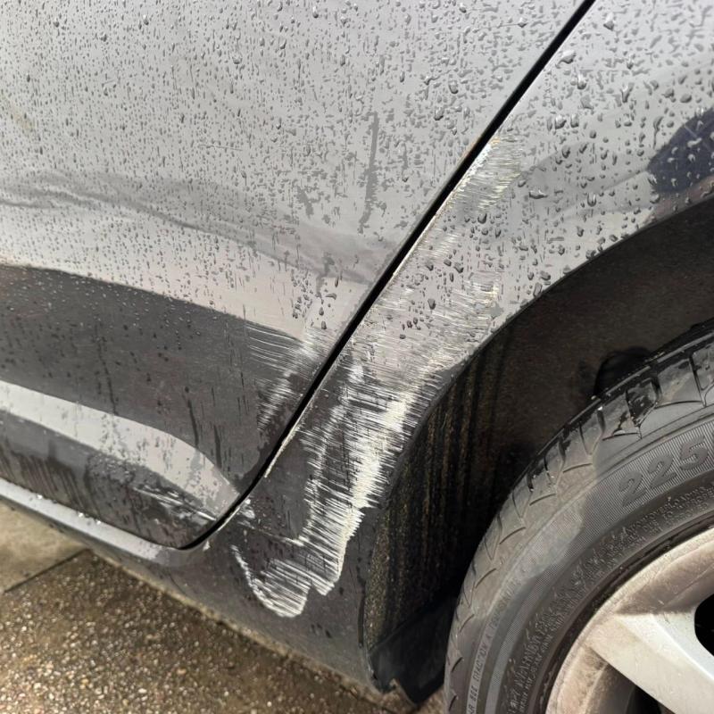 Before - Rear Door and Quarter Panel Dent and Scratch Repair on Volkswagen Golf in Shevington, Wigan