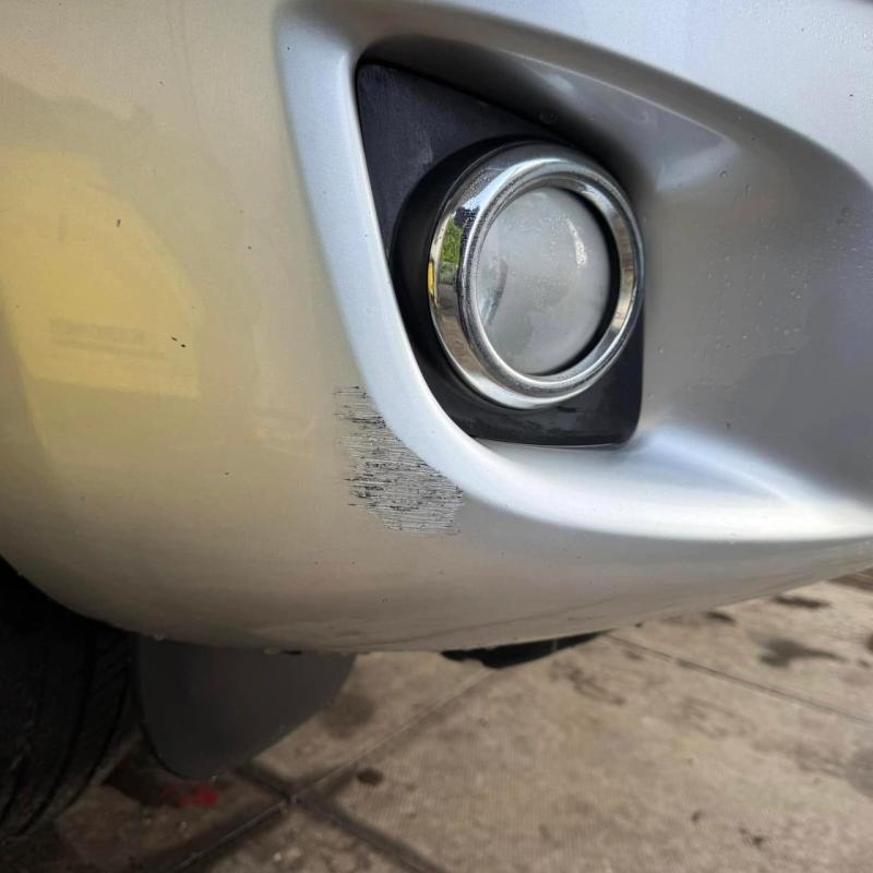 Before - Rear Bumper Scuff and Front Bumper Corner Repair on a Toyota RAV4 in Wigan