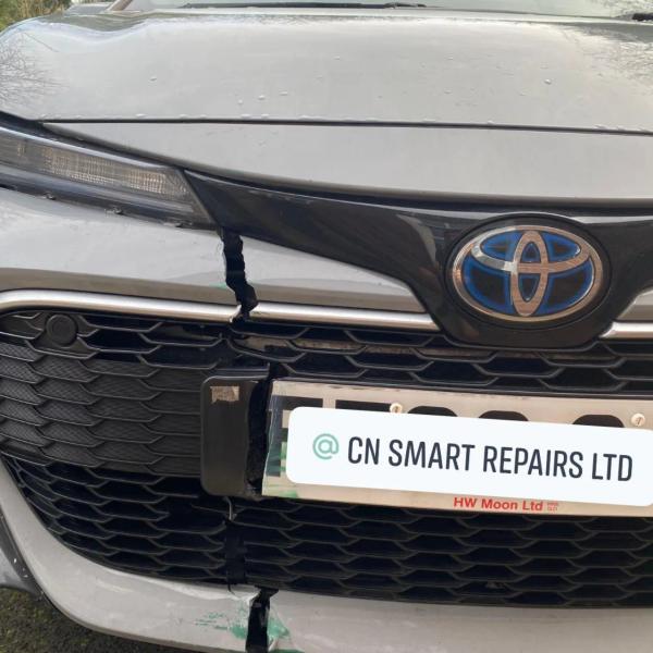 Before — Front Bumper, Grille and Under-Tray Repair on Toyota Corolla in Standish, Wigan