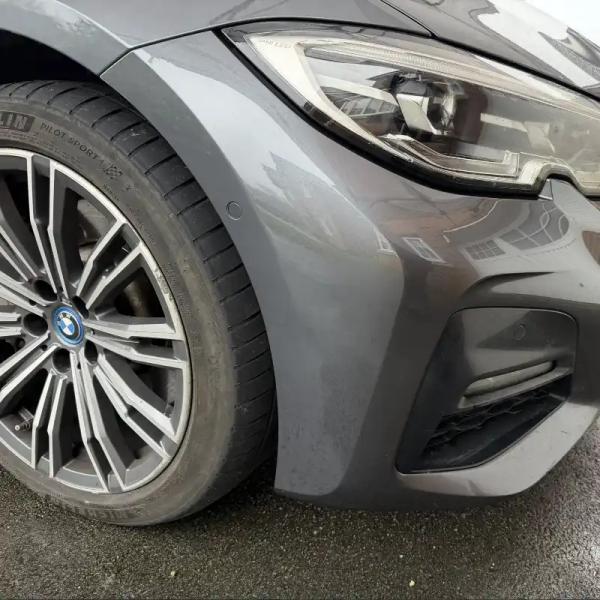 After — Corner bumper scuff repair on BMW 3-series in Wigan