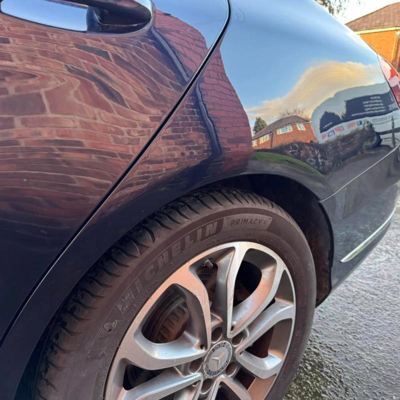 After - Rear Quarter Dent Repair on a Mercedes-Benz C-Class in Coppull, Lancashire