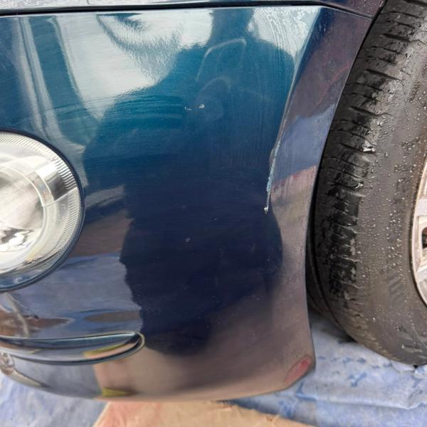 Before — Front Bumper Corner Repair on Fiat 500 in Whelley, Wigan
