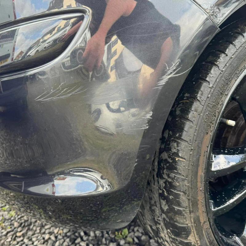 Before - Rear Bumper Corner Scuff Repair on a Vauxhall Corsa in Leigh, Wigan