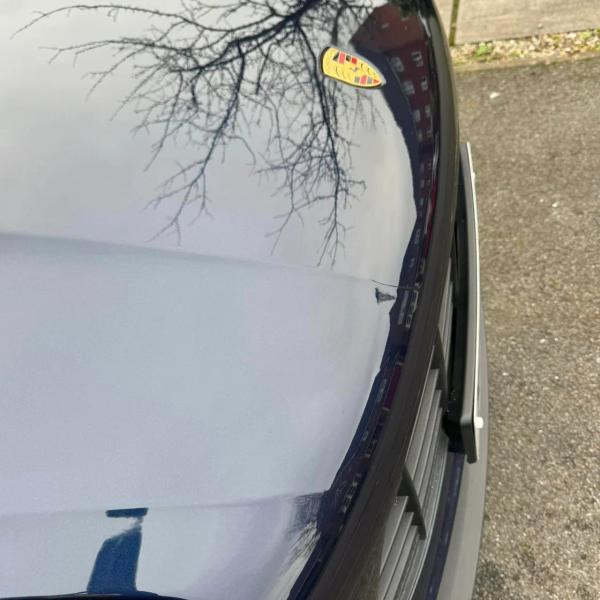 After — Bonnet Scratch Repair on a Porsche Macan S in Wigan