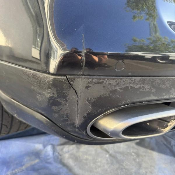 Before — Bumper Corner and Trim Refurbishment on Porsche Cayenne in Aspull, Wigan
