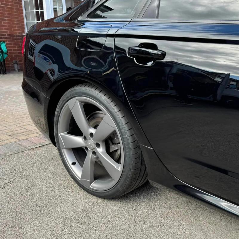 After - Rear Quarter, Door and Alloy Wheel Repair on an Audi A6 in Leigh, Wigan