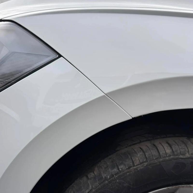After - Paint Peel Repair to Front Wing and Bumper Corner on Volkswagen Polo in Standish, Wigan