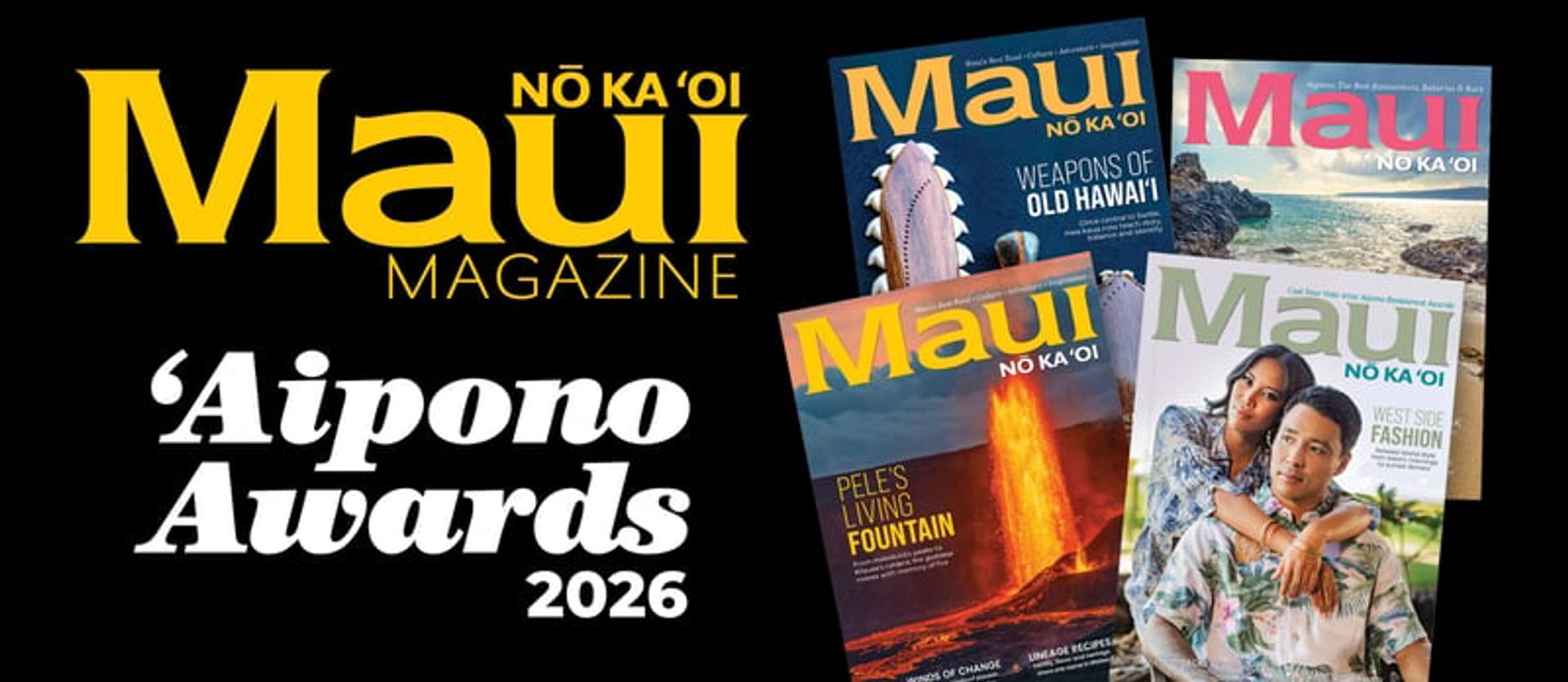 Maui Magazine Aipono Awards 2026