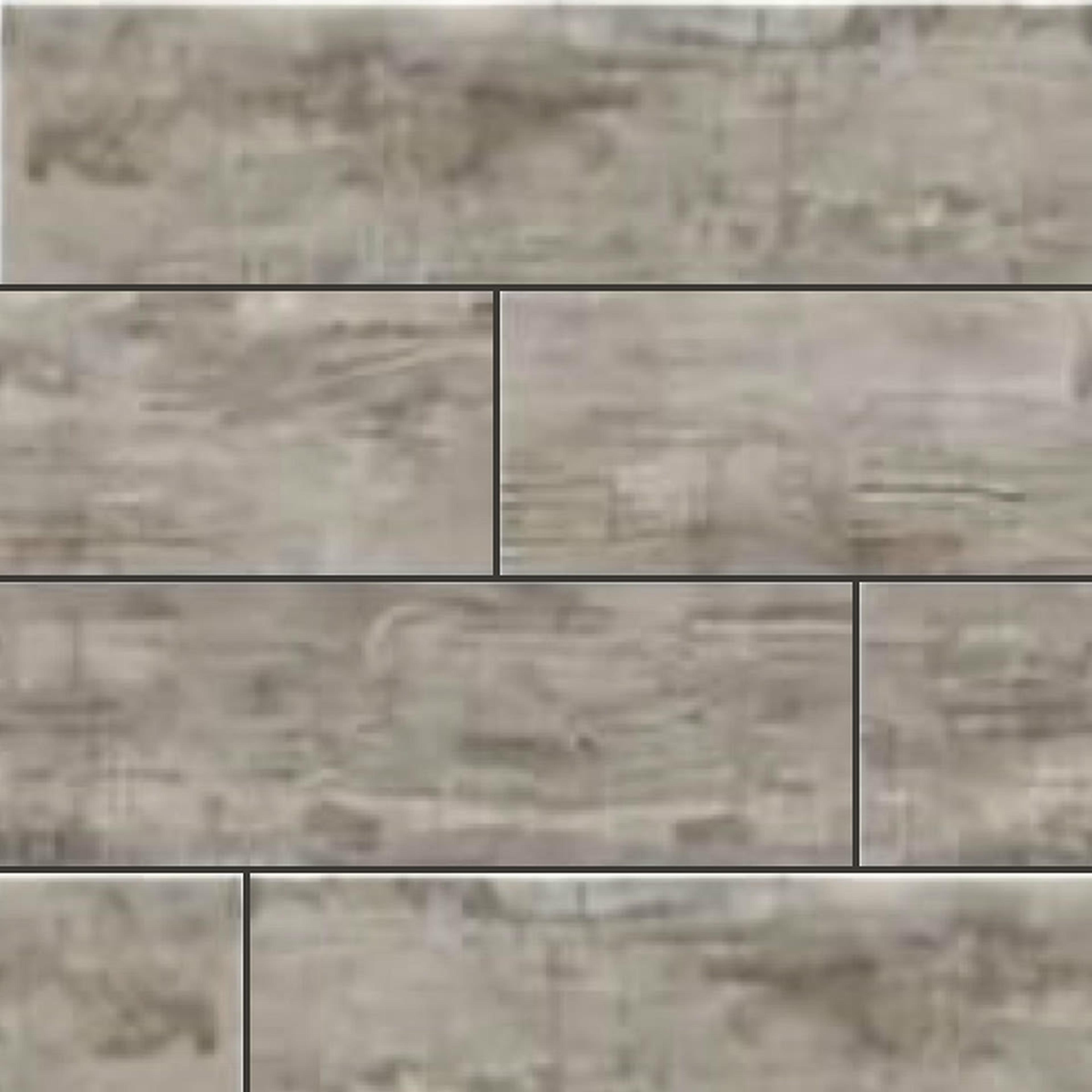 Muestra de porcelanato símil madera pátina gris