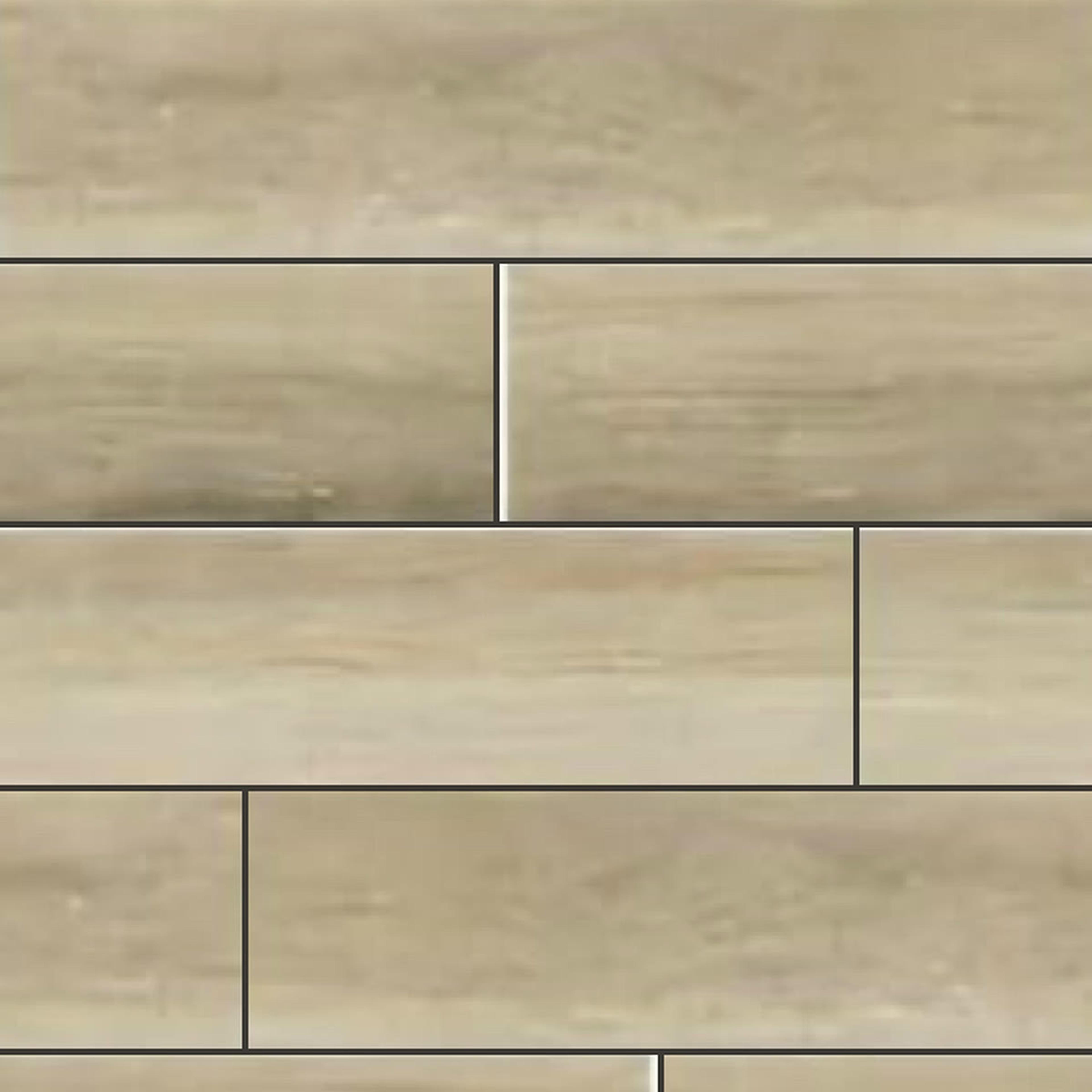Muestra de porcelanato símil madera roble salvia