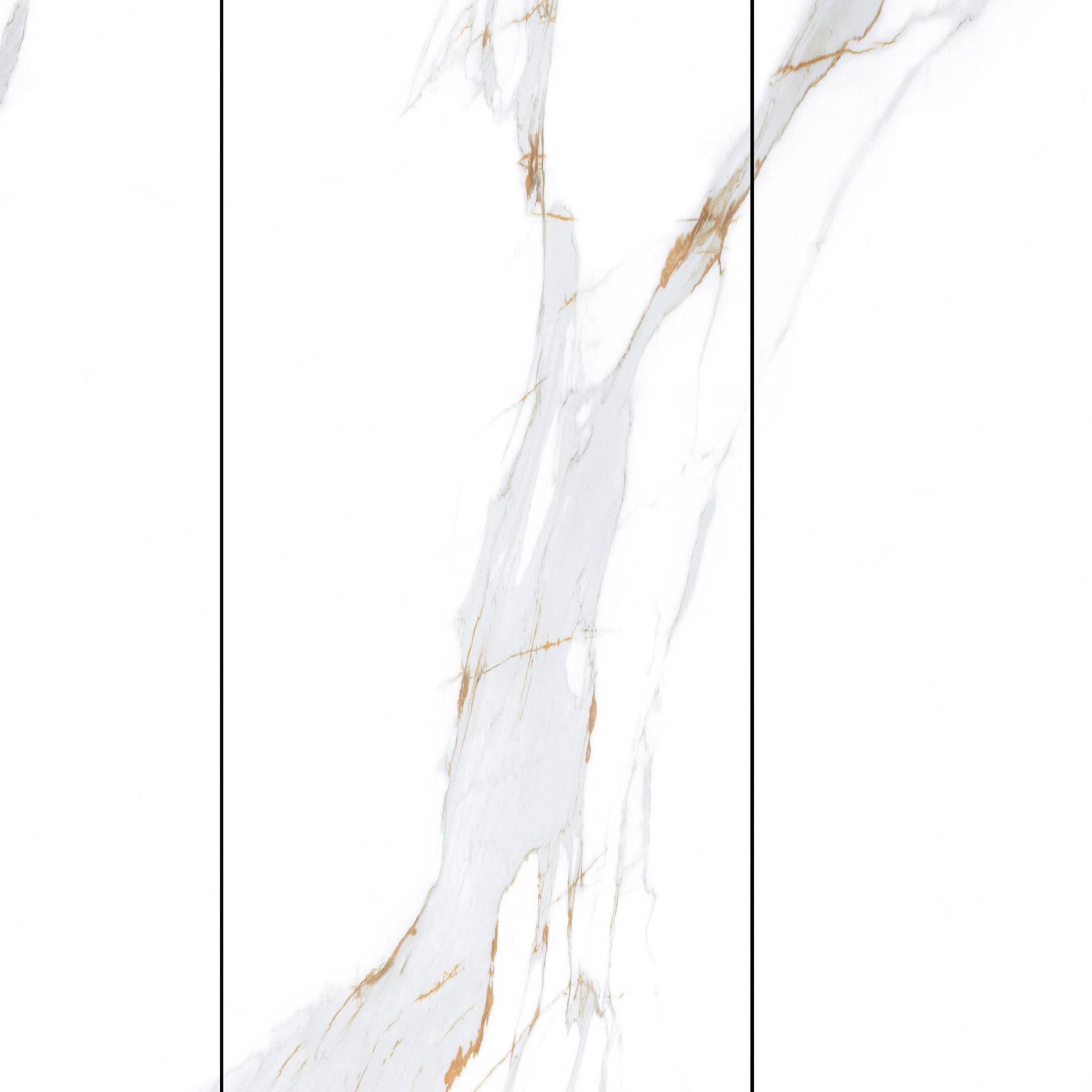 Muestra de porcelanato mate estatuario oro