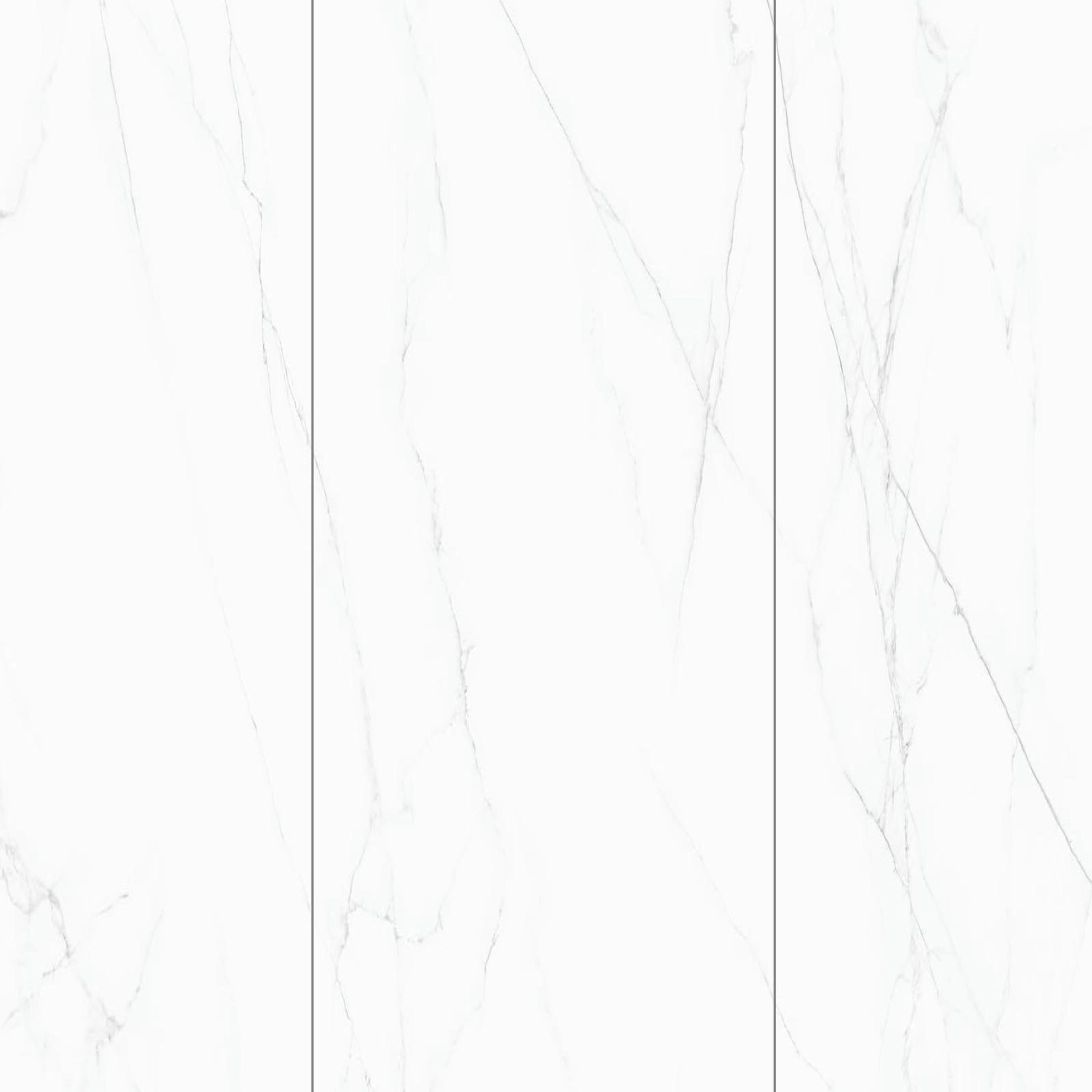 Muestra de porcelanato pulido blanco puro