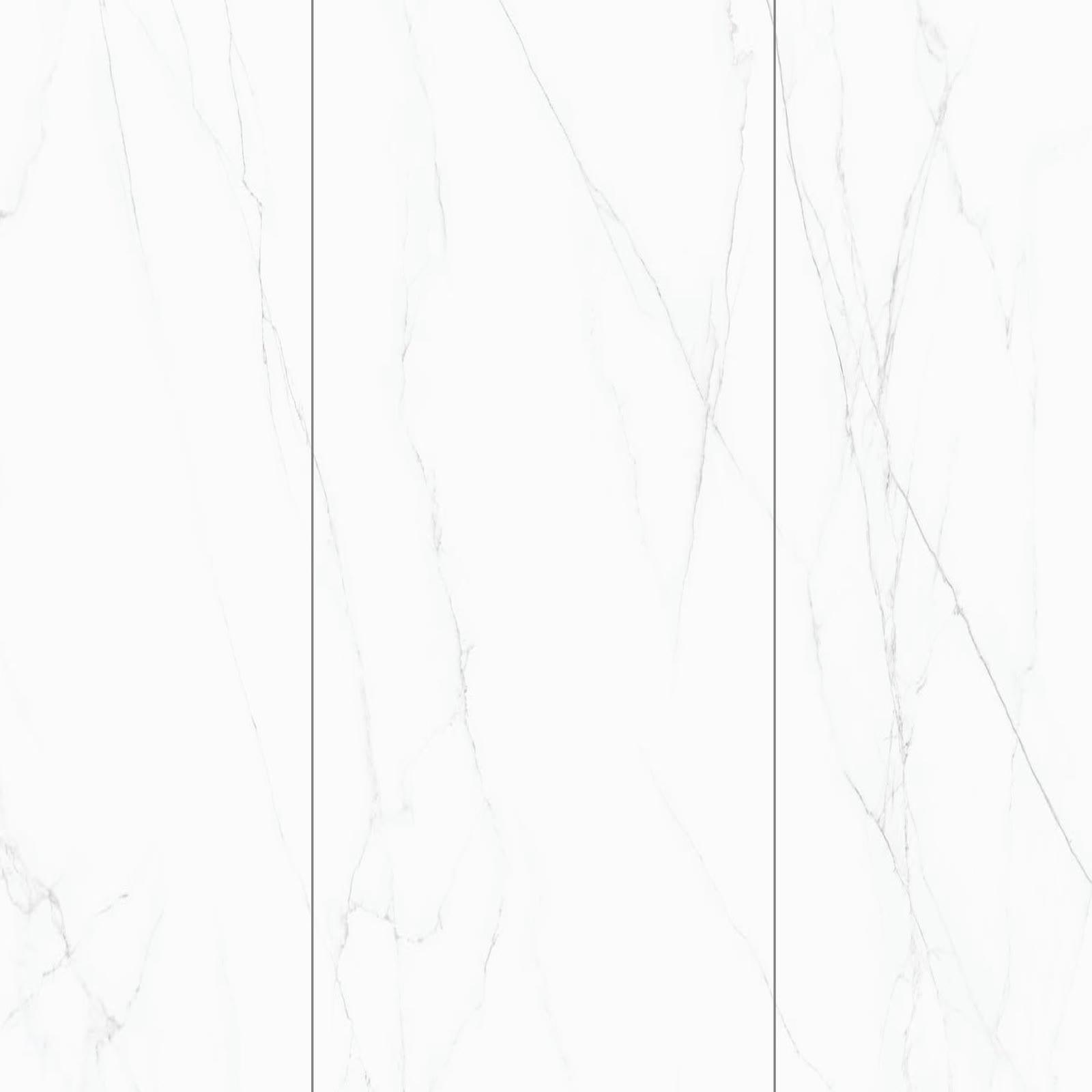 Muestra de porcelanato pulido blanco puro