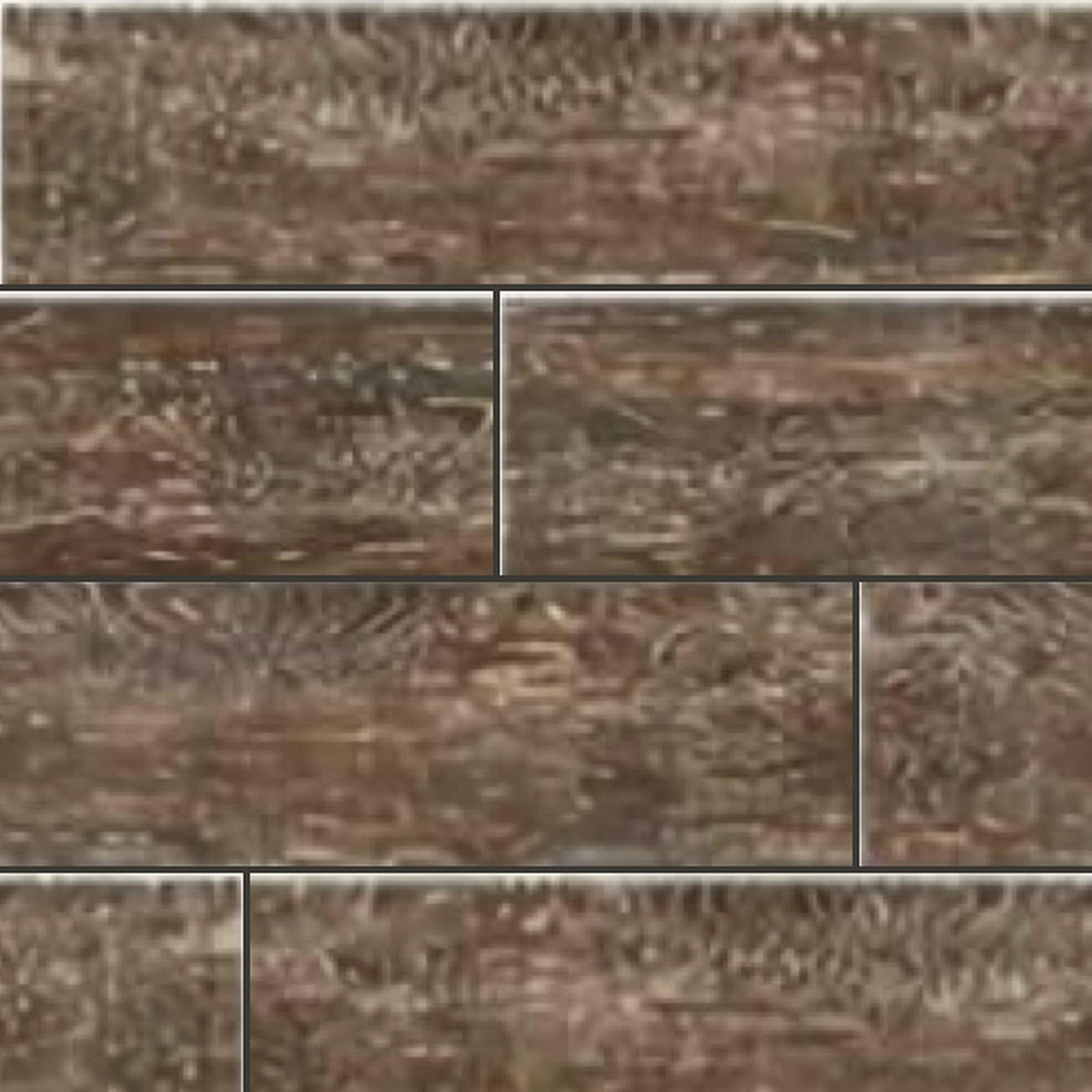 Muestra de porcelanato símil madera corteza