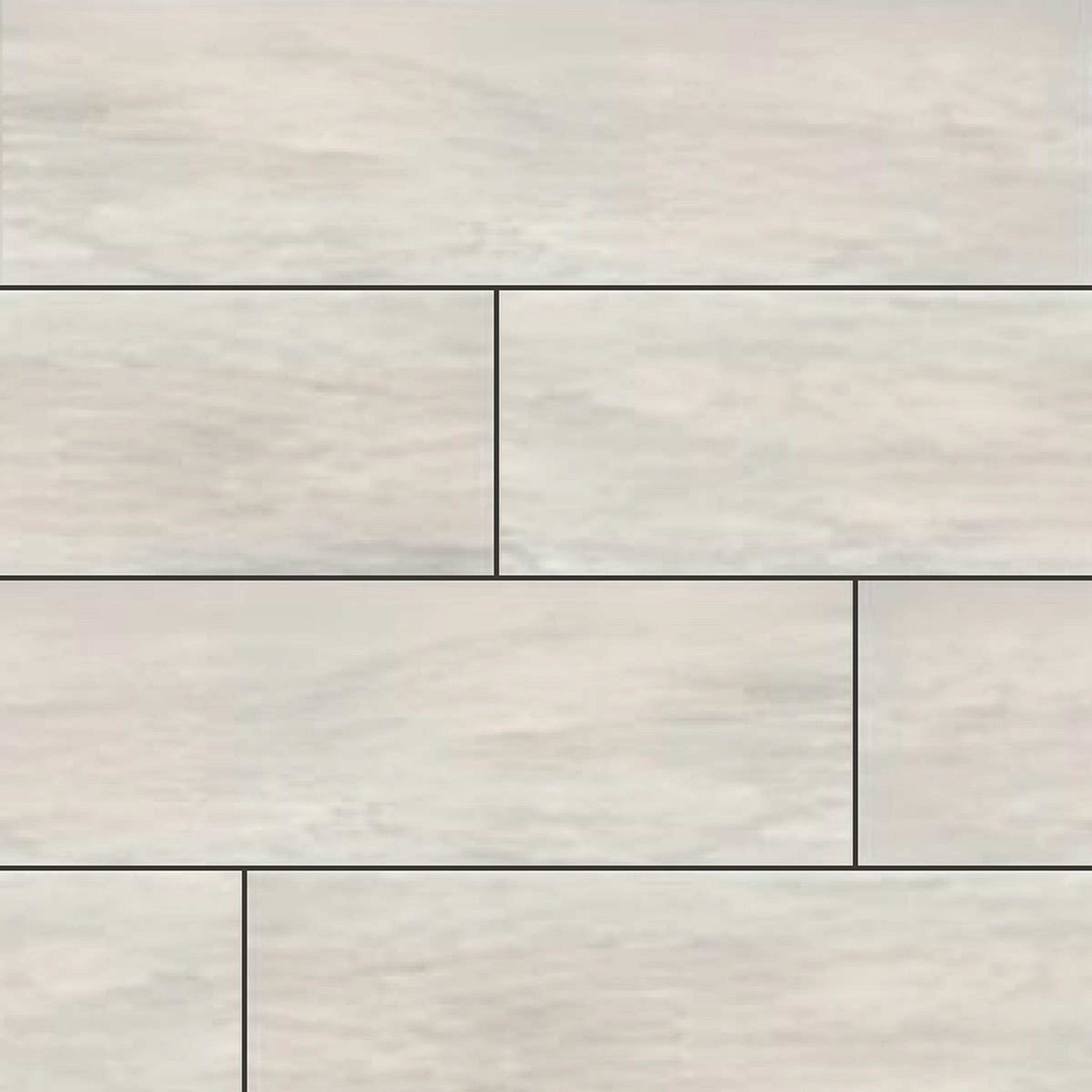Muestra de porcelanato símil madera fresno blanco