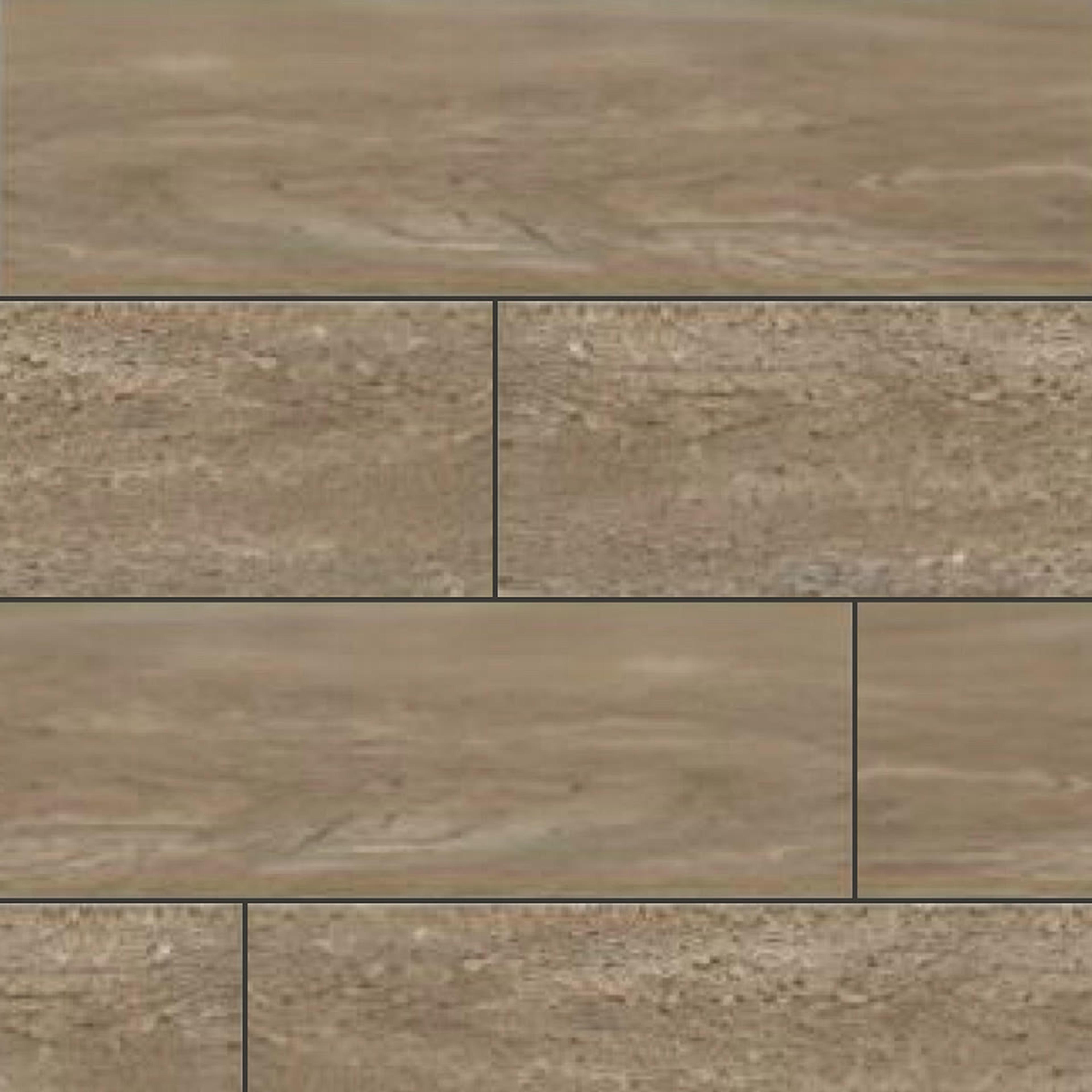 Muestra de porcelanato símil madera roble café
