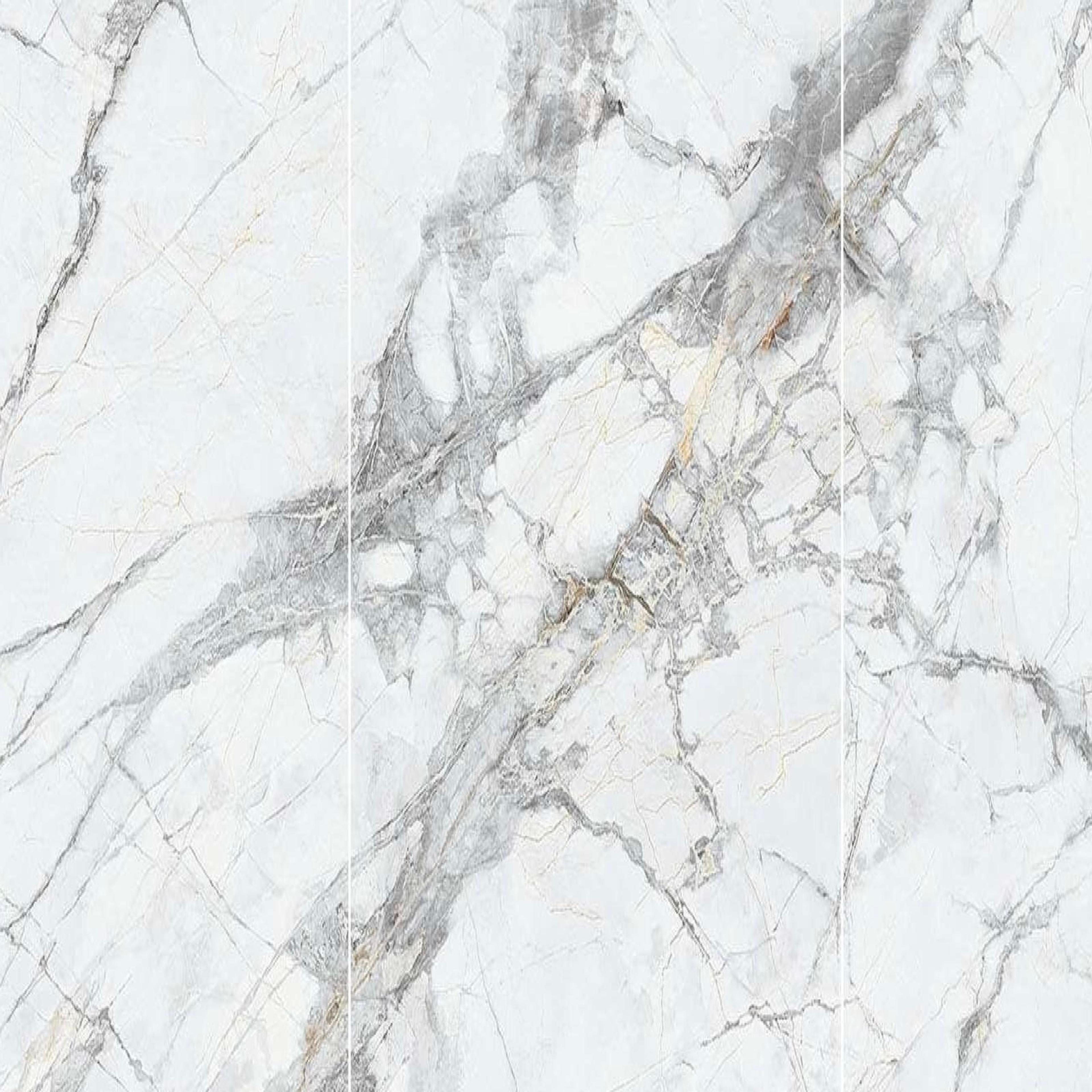 Muestra de porcelanato pulido carrara