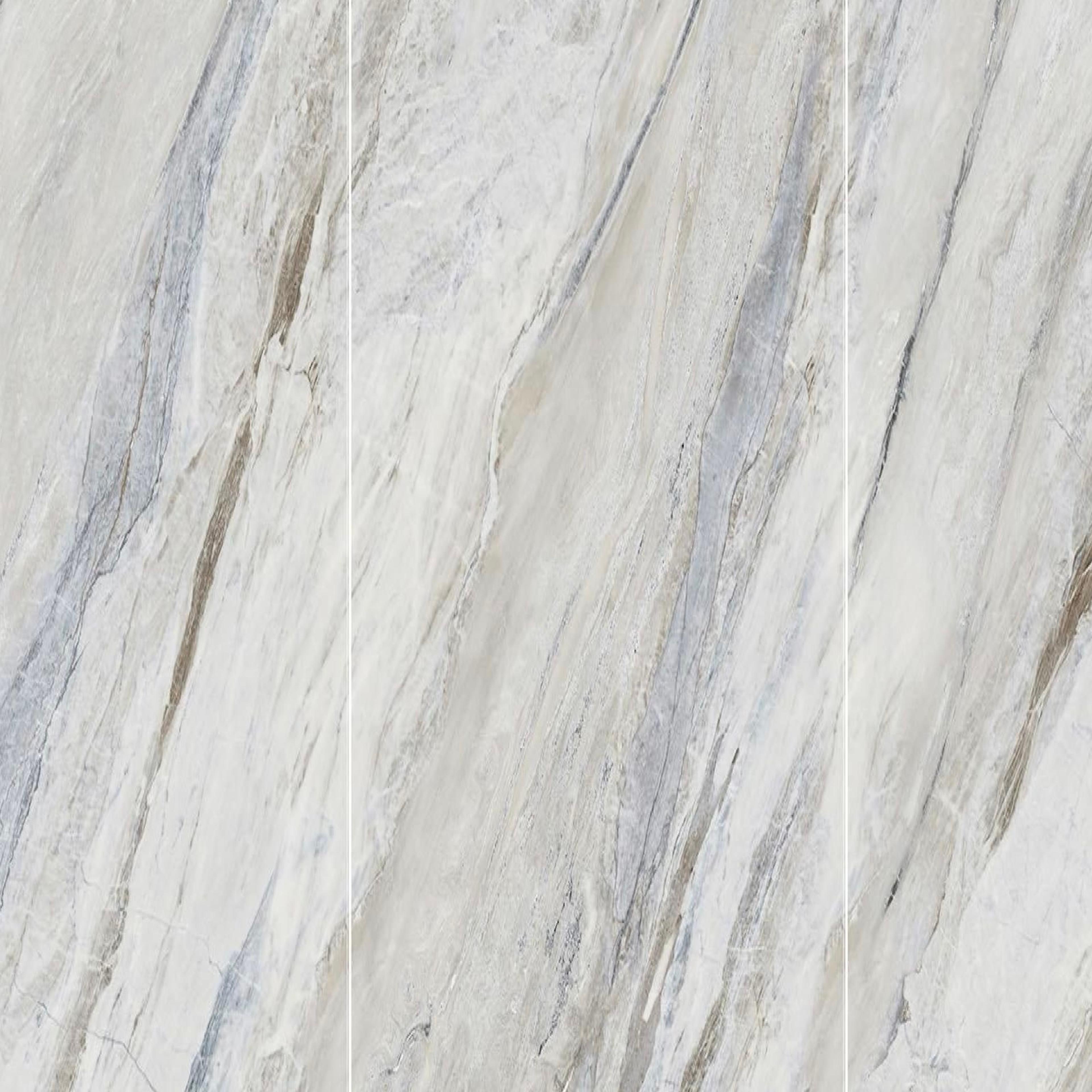Muestra de porcelanato pulido plata