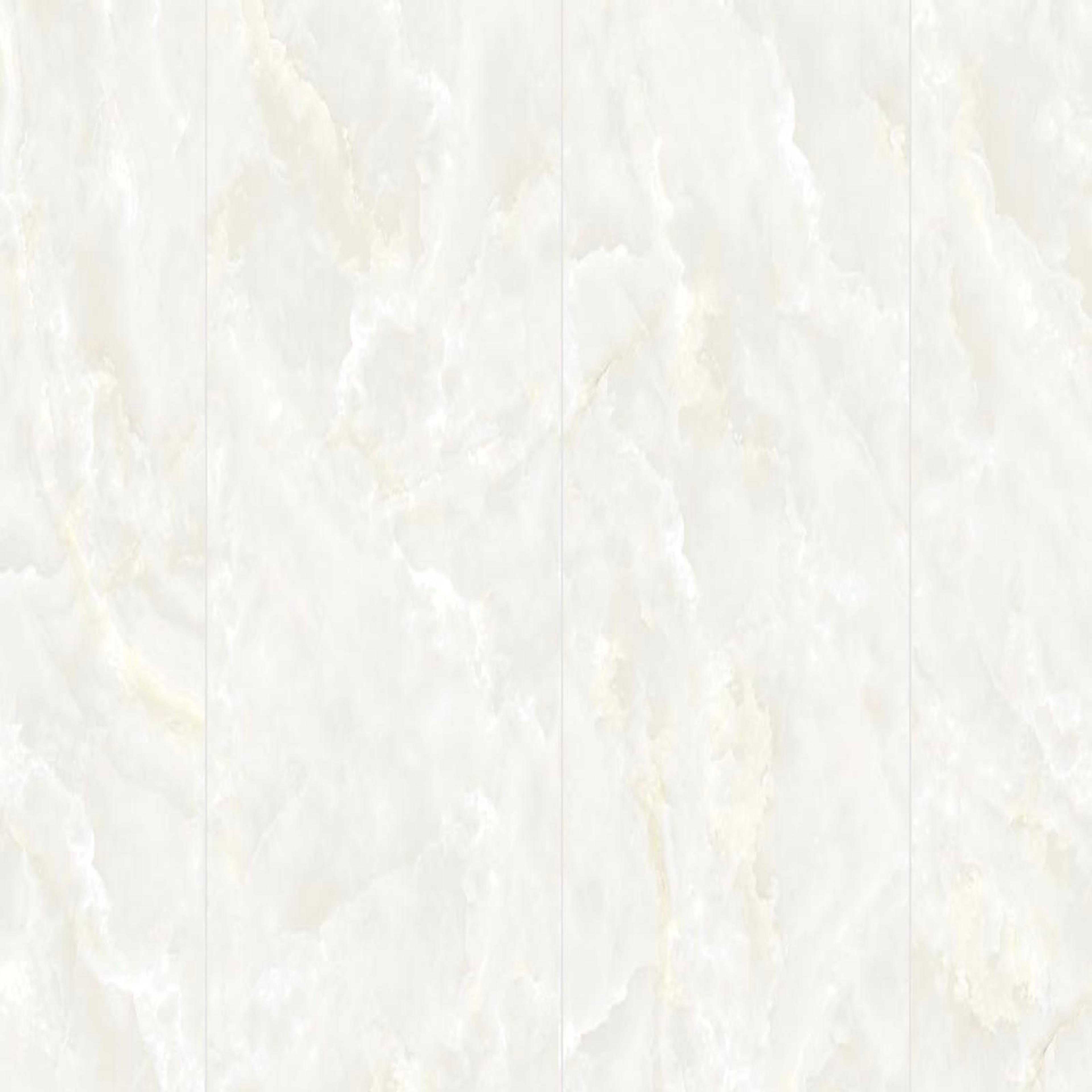 Muestra de porcelanato pulido blanco hueso
