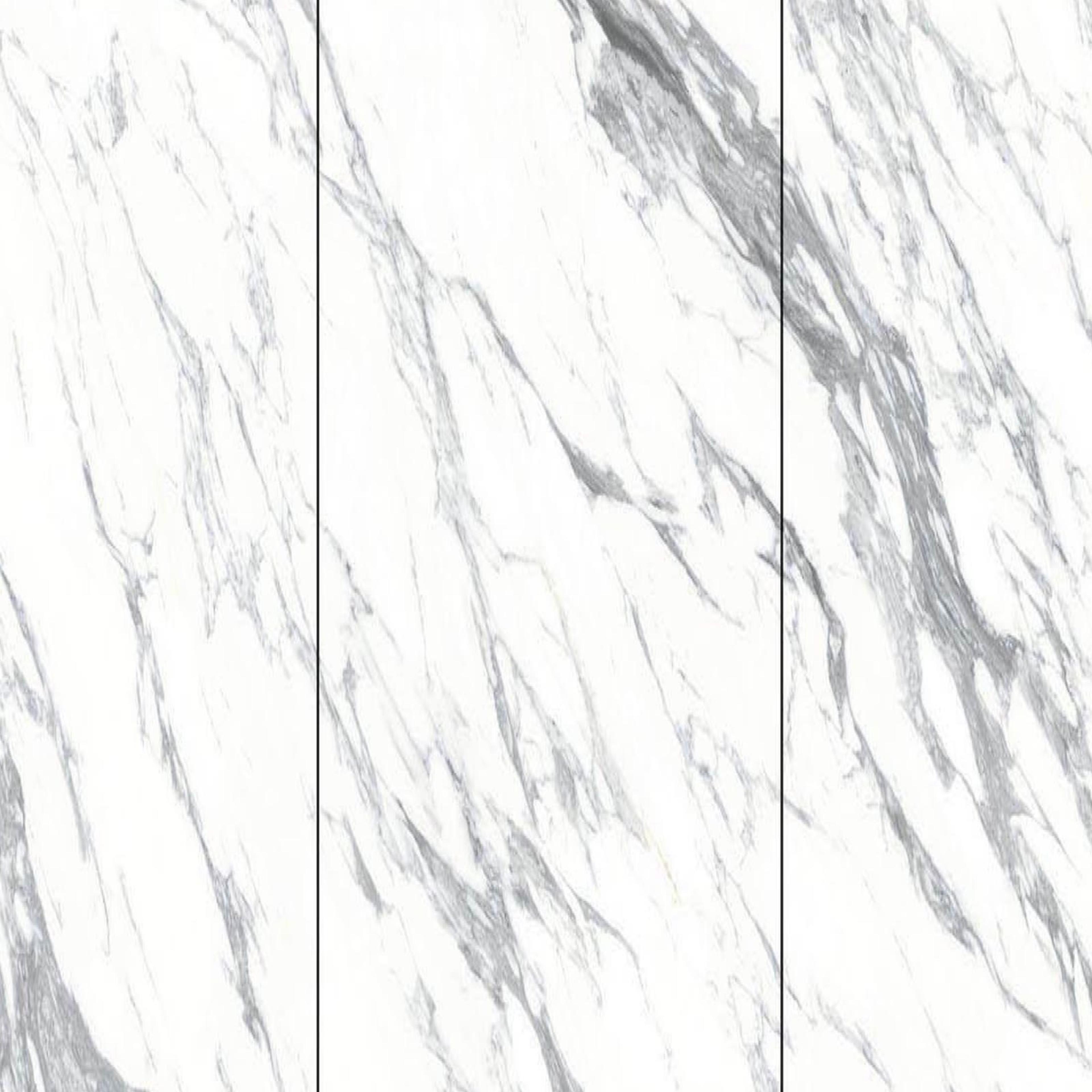 Muestra de porcelanato pulido estatuario gris