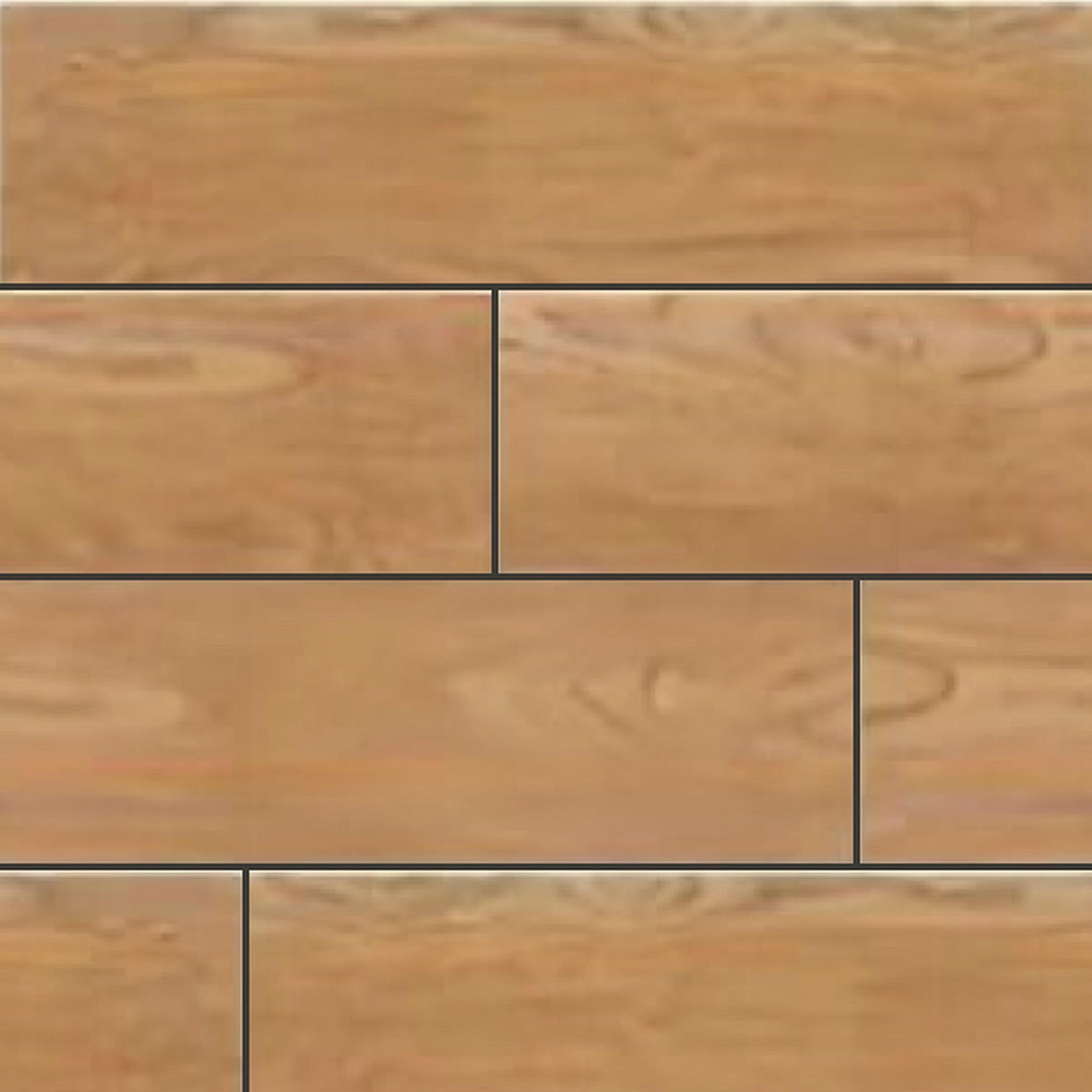 Muestra de porcelanato símil madera cedro