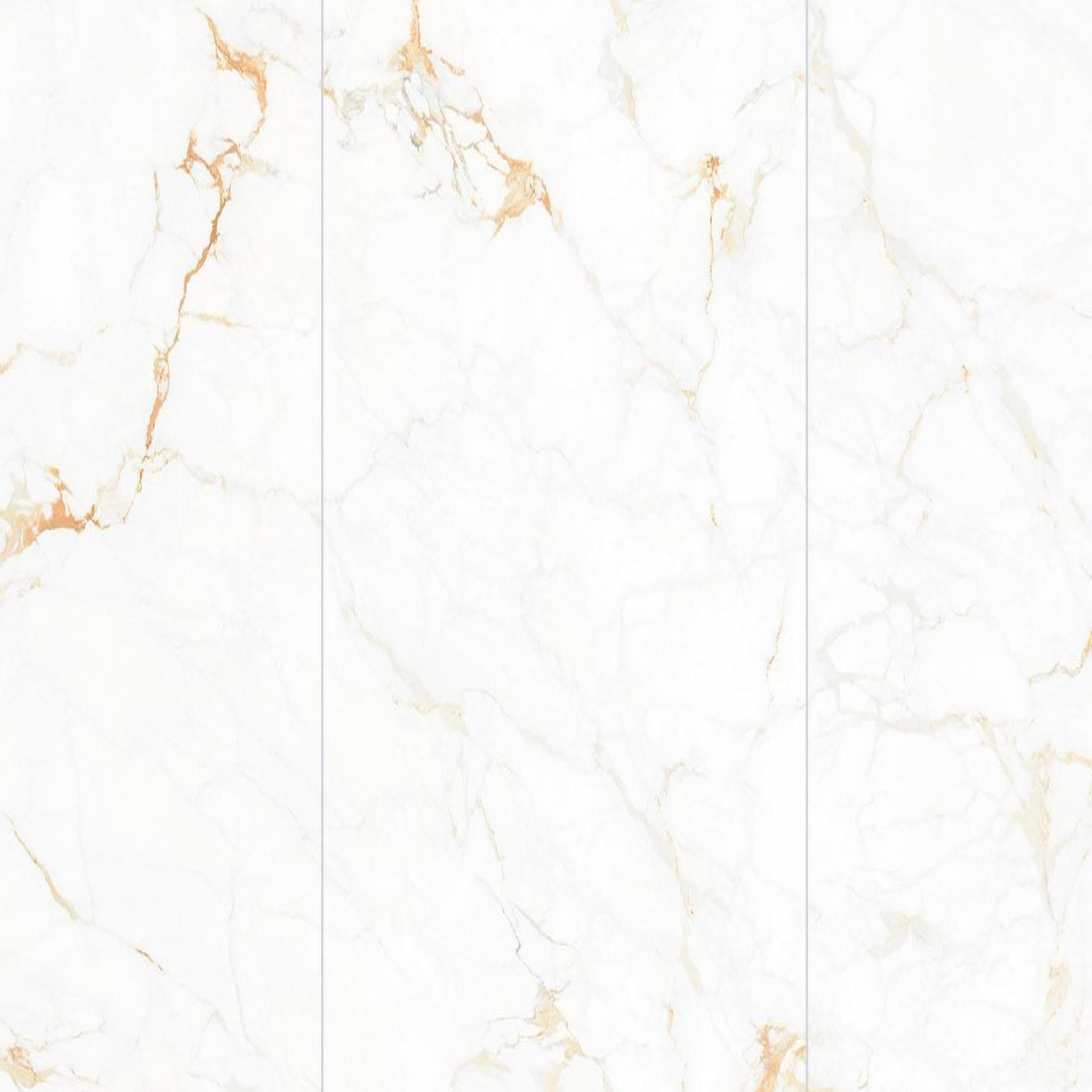 Muestra de porcelanato pulido blanco champagne