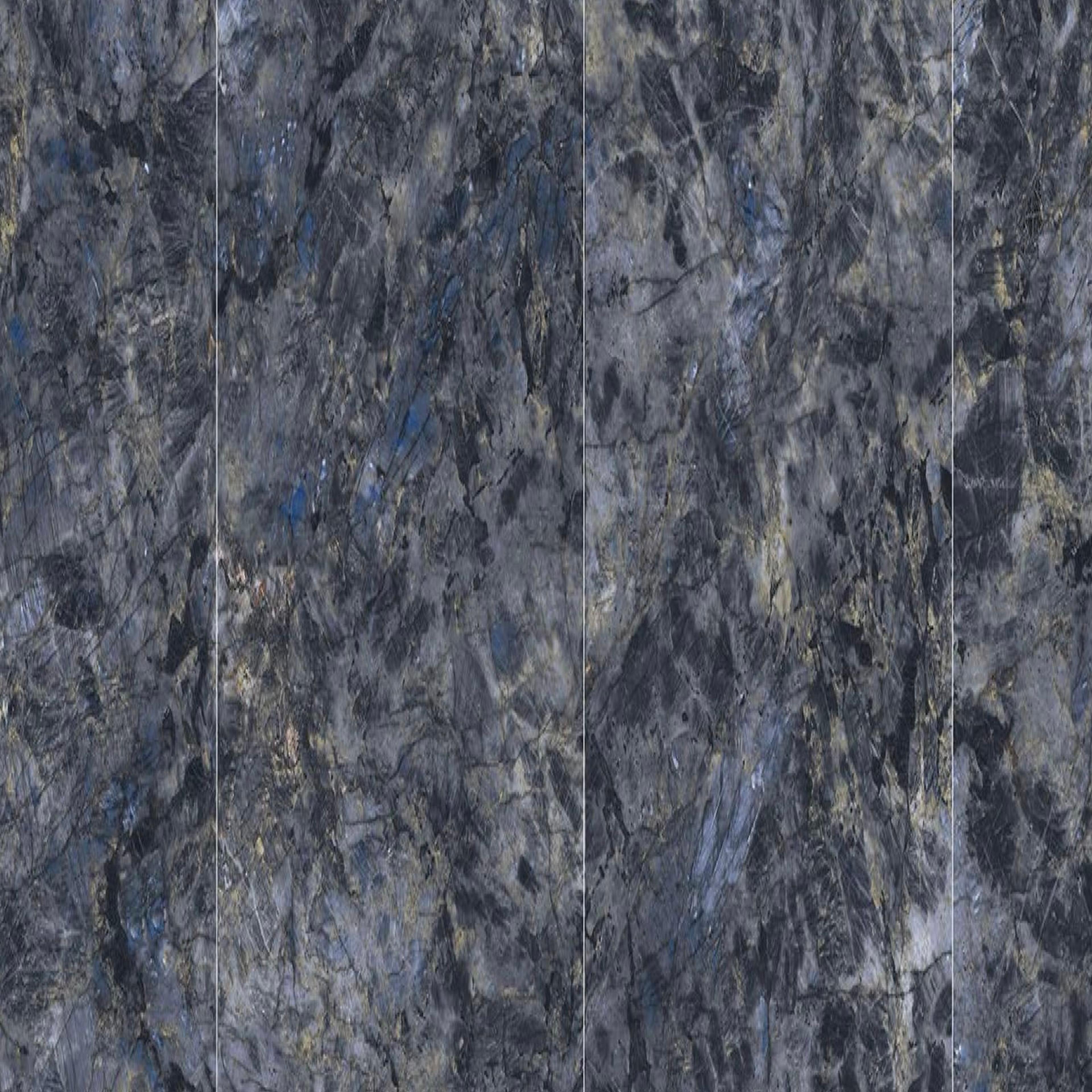 Muestra de porcelanato pulido azul noche