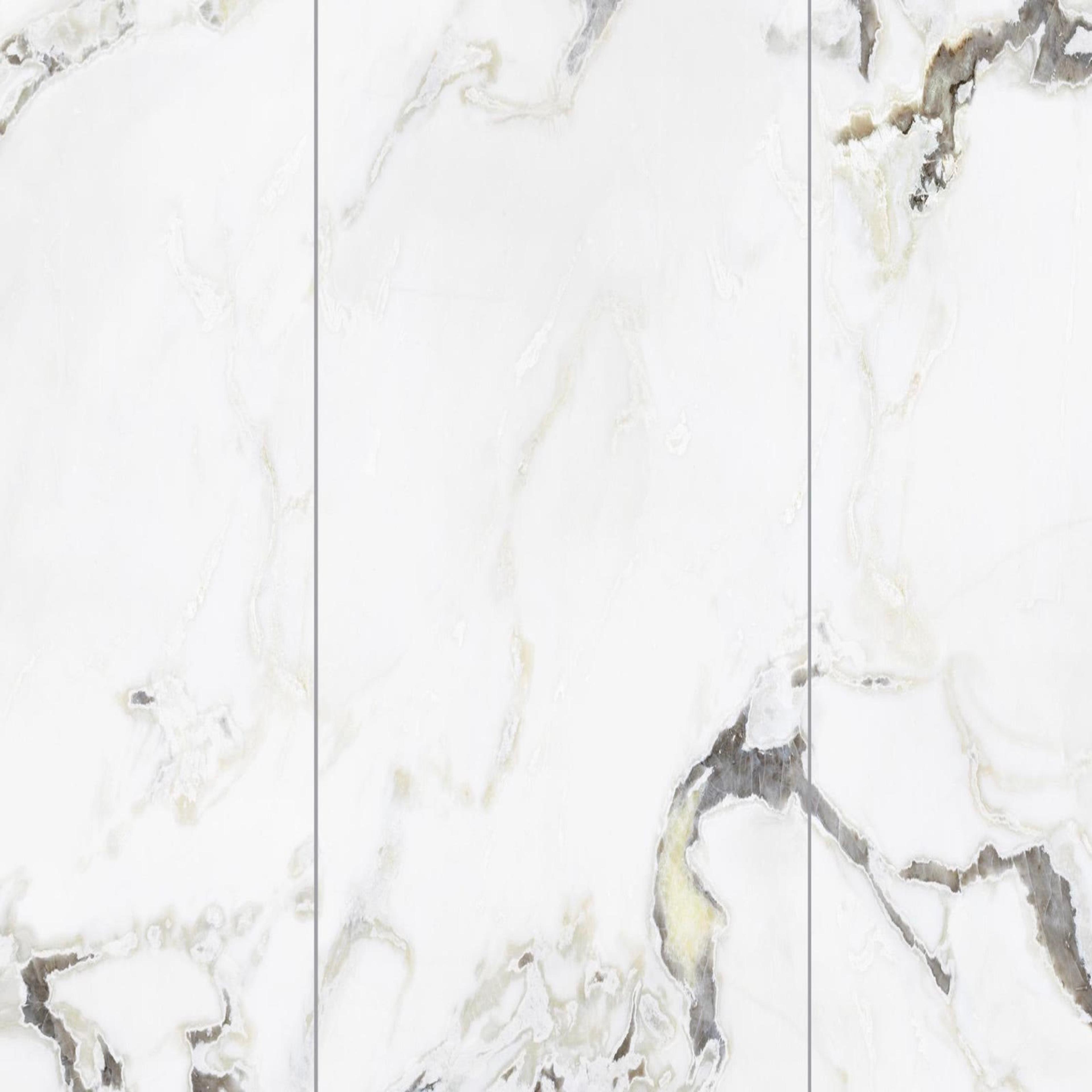 Muestra de porcelanato pulido blanco salvia